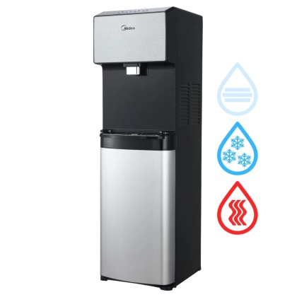 Midea JS1844S SILVER Wolnostojący dystrybutor wody z SREBRNY