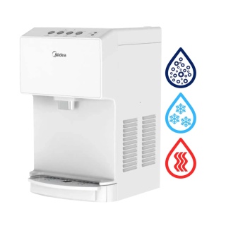 Midea JS1844T SODA PLUS WHITE Nablatowy dystrybutor wody gazowanej BIAŁY