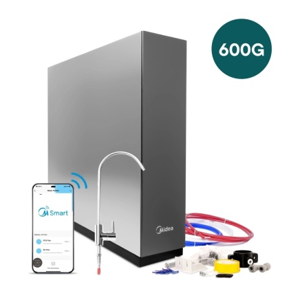 Filtr odwróconej osmozy Midea CWRC600-A106 600G z wbudowaną pompą oraz aplikacją -osmoza