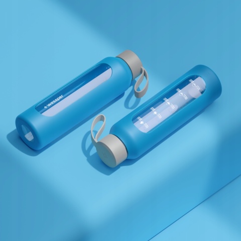 Szklana butelka na wodę 0,5l Ocean Wessper B1 Nowy Styl