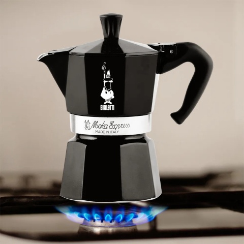 Bialetti Moka Express 6tz kolor CZARNY