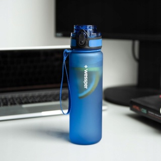 Bidon sportowy Wessper 0,5 l - butelka na wodę Tritan, motywacyjna
