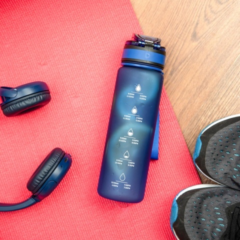 Bidon sportowy Wessper 0,5 l - butelka na wodę Tritan, motywacyjna