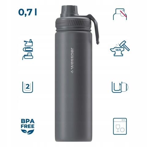 Butelka termiczna stalowa Wessper B3 THERMOSTEEL 0,7 l