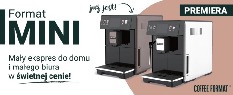 Coffe Format MINI WHITE Automatyczny ekspres ze spieniaczem automatycznym