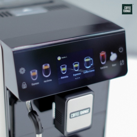 Coffe Format MINI WHITE Automatyczny ekspres z dyszą spieniającą