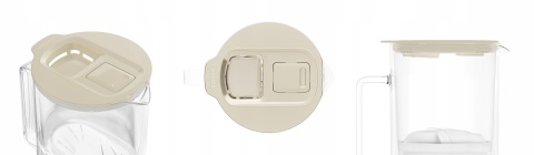 Dzbanek filtrujący szklany 2 L Wessper D4 MINI futureflow