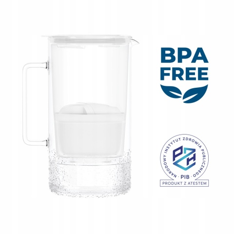 Dzbanek filtrujący szklany Wessper D4 MINI 2 L