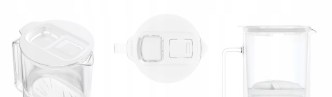 Dzbanek filtrujący szklany Wessper D4 MINI 2 L