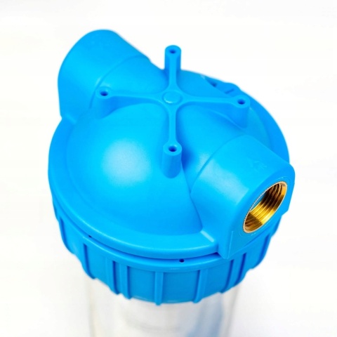 Filtr do wody korpus 3/4" narurowy + klucz + uchwyt + wkład piankowy 10"