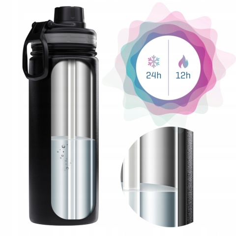 Kubek Termiczny Nowy Design Termos na herbatę/kawę wymienny ustnik 0,7l