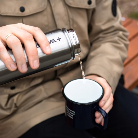 Kubek Termiczny Nowy Design Termos na herbatę/kawę wymienny ustnik 0,7l