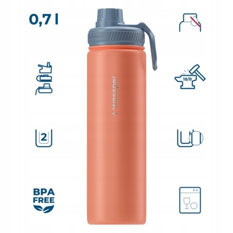 Kubek Termiczny Nowy Design wymienny ustnik 0,7l