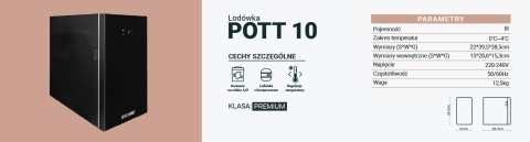 Lodówka POTT 10 COFFEE FORMAT - 8L