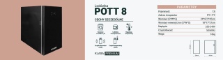 Lodówka POTT 8 COFFEE FORMAT - 13L