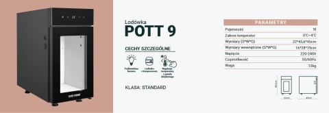 Lodówka POTT 9 COFFEE FORMAT - 9L