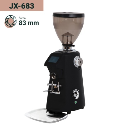 Młynek JX-683 GLOSSY BLACK | Coffee Format - żarna 83 mm, profesjonalny