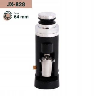 Młynek single-dose JX-828 Glossy Black | Coffee Format - żarna 64 mm, profesjonalny