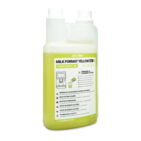 Płyn do czyszczenia spieniacza MILK YELLOW PRO 1L Coffee Format