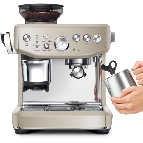 Ekspres kolbowy SAGE SES876ALM Barista Express Impress ALMOND
