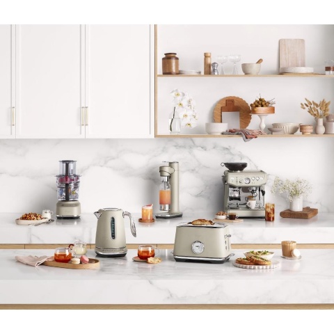 Ekspres kolbowy SAGE SES876ALM Barista Express Impress ALMOND