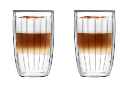 Komplet 2 szklanek 350ml z podwójną ścianką Tulip Vialli Design