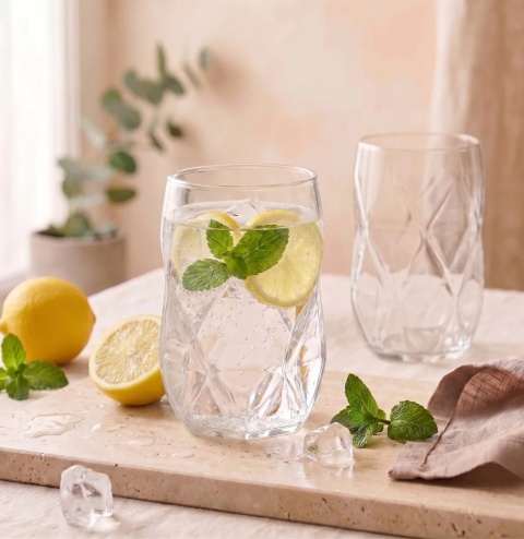 Komplet 6 szklanek 400ml Geo Vialli Design