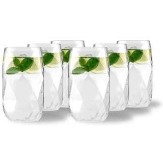 Komplet 6 szklanek 400ml Geo Vialli Design