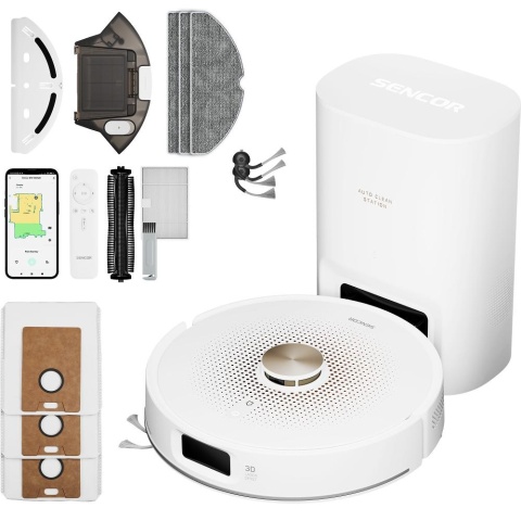 Odkurzacz mopujący robot SENCOR SRV 9485WH