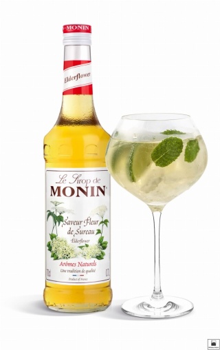 Syrop MONIN ELDERFLOWER - o smaku KWIAT CZARNEGO BZU 0,7l