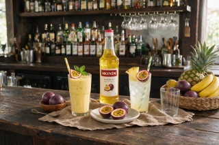 Syrop Monin PASSION FRUIT- o smaku marakuja 1L